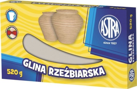 Glinka rzeźbiarska beżowa 520g Astra (83810900) Glinka rzeźbiarska beżowa 520g Astra (83810900)