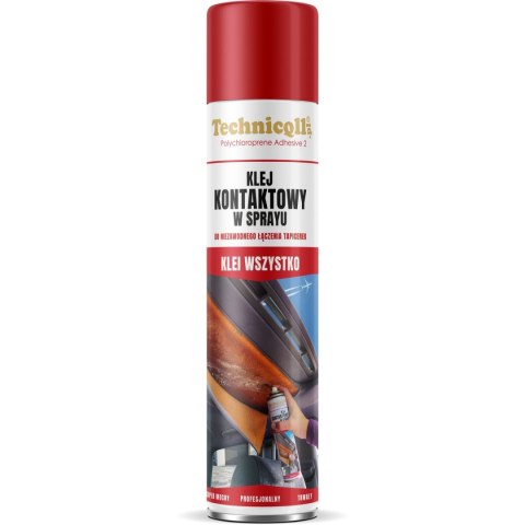 Klej w sprayu Technicqll kontaktowy 300ml (R-225) Klej w sprayu Technicqll kontaktowy 300ml (R-225)