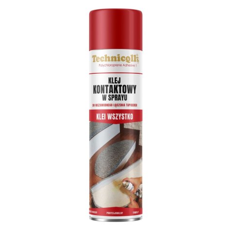 Klej w sprayu Technicqll kontaktowy 500ml (R-628) Klej w sprayu Technicqll kontaktowy 500ml (R-628)