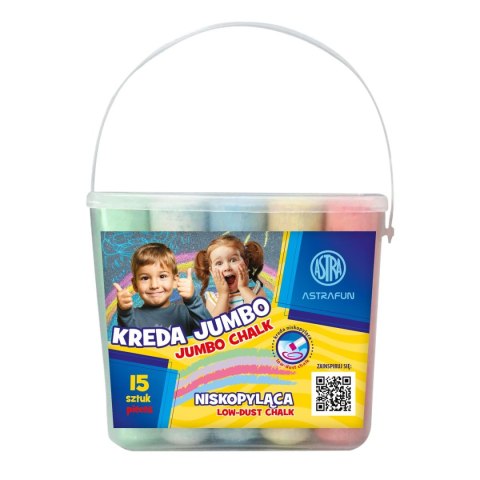 Kreda Astra Fun Jumbo kolor: mix 15 szt (330022004) Kreda Astra Fun Jumbo kolor: mix 15 szt (330022004)