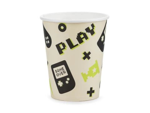 Kubek jednorazowy Partydeco Gamer papier 220ml (KPP76-EU1) Kubek jednorazowy Partydeco Gamer papier 220ml (KPP76-EU1)