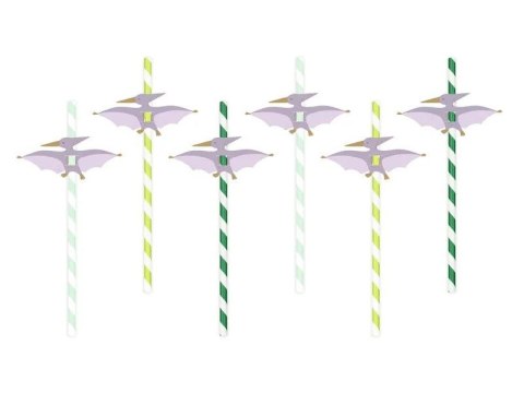 Słomka Partydeco Pterodaktyl, 19.5 cm 6 szt (NSL1) Słomka Partydeco Pterodaktyl, 19.5 cm 6 szt (NSL1)