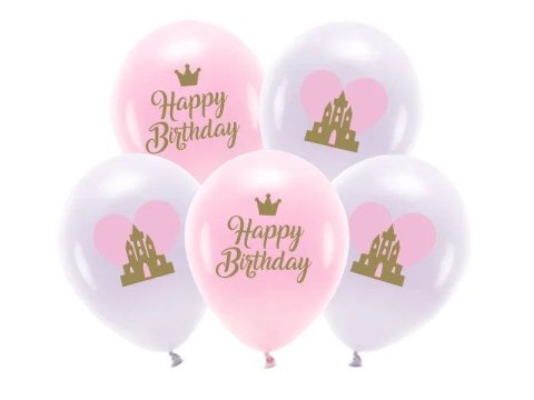 Balon gumowy Partydeco Eco 33 cm, Happy Birthday mix 330mm (ECO33P-205-000-5) Balon gumowy Partydeco Eco 33 cm, Happy Birthday mix 330mm (ECO33P-205-000-5)