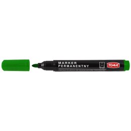 Marker permanentny Toma zielony okrągła końcówka