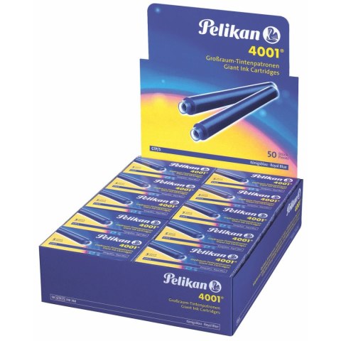 Naboje długie Pelikan GTP/5 310748 niebieski (400142571) Naboje długie Pelikan GTP/5 310748 niebieski (400142571)