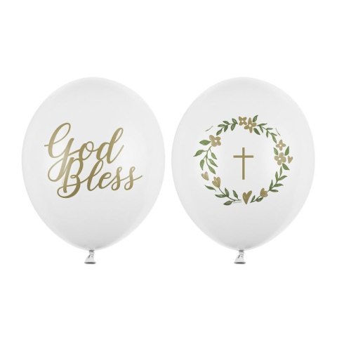 Balon gumowy Partydeco biały (SB14P-310-008) Balon gumowy Partydeco biały (SB14P-310-008)