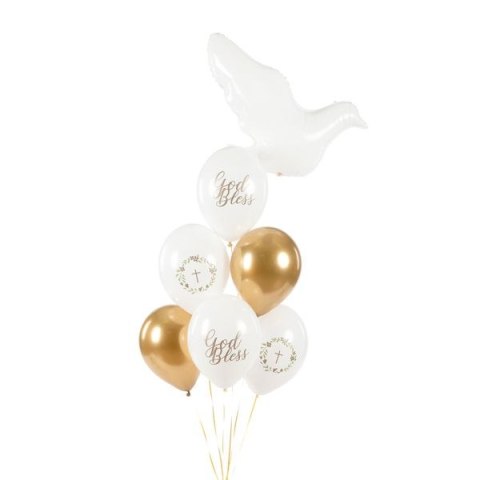 Balon gumowy Partydeco biały (SB14P-310-008) Balon gumowy Partydeco biały (SB14P-310-008)