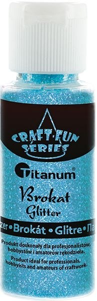 Brokat Titanum Craft-Fun Series kolor: lazurowy 1 kolor. (C37) Brokat Titanum Craft-Fun Series kolor: lazurowy 1 kolor. (C37)