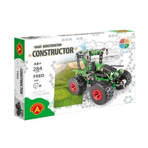 Klocki konstrukcyjne FRED Traktor Mały konstruktor Alexander Klocki konstrukcyjne FRED Traktor Mały konstruktor Alexander