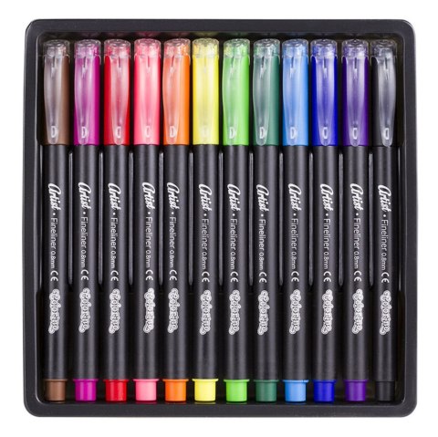 Cienkopis Artist colorino wkład mix 0,8mm 12kol. Patio (92449PTR)