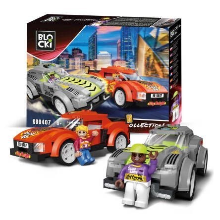 Klocki plastikowe Icom Klocki Blocki The Colletcion Racing - Nocny wyścig (KB0407) Klocki plastikowe Icom Klocki Blocki The Colletcion Racing - Nocny wyścig (KB0407)