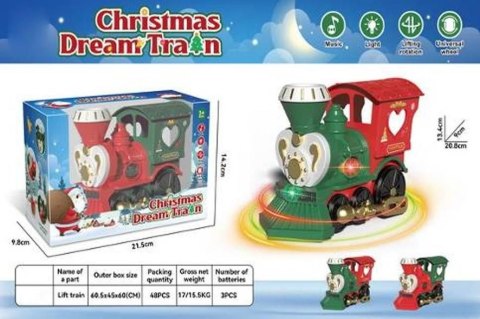 Lokomotywa świąteczna Norimpex (NO-1009050) Lokomotywa świąteczna Norimpex (NO-1009050)