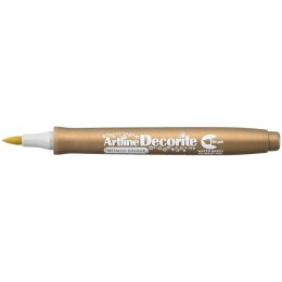 Marker specjalistyczny Artline metaliczny decorite złoty pędzelek końcówka (AR-035 9 6)