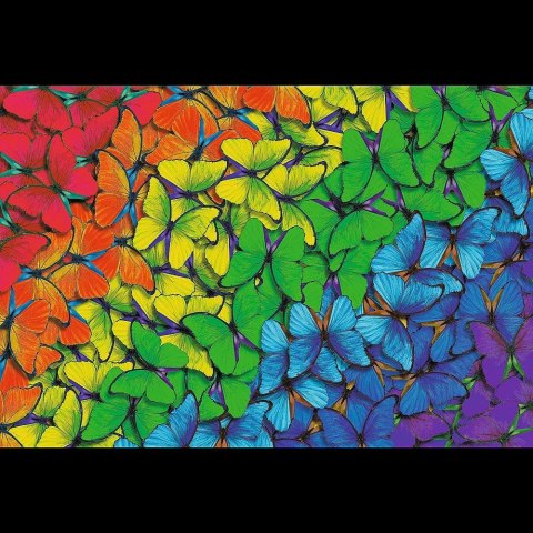 Puzzle przestrzenne Trefl drewniane Tęczowe motyle 501 el. (20159) Puzzle przestrzenne Trefl drewniane Tęczowe motyle 501 el. (20159)