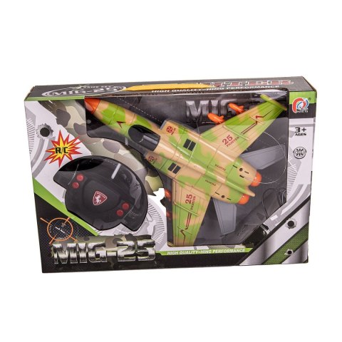 Samolot myśliwski na rado, 4 funkcje, jeździ, z ładowarką Adar (522138)