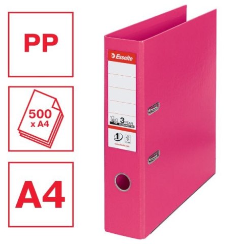 Segregator dźwigniowy Esselte No.1 Power A4 75mm fuksja (811313) Segregator dźwigniowy Esselte No.1 Power A4 75mm fuksja (811313)