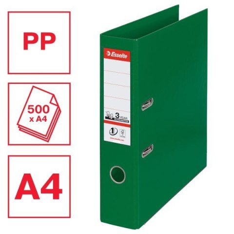 Segregator dźwigniowy Esselte No.1 Power A4 75mm zielony (811360) Segregator dźwigniowy Esselte No.1 Power A4 75mm zielony (811360)