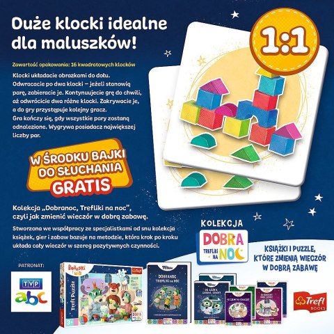Gra pamięciowa Trefl Mój pierwszy Memos, Dobranoc, Trefliki na noc (02038) Gra pamięciowa Trefl Mój pierwszy Memos, Dobranoc, Trefliki na noc (02038)