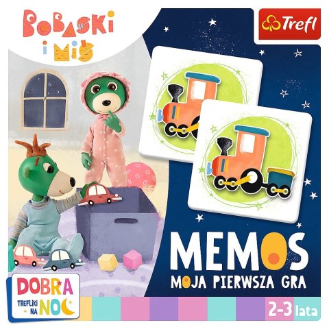 Gra pamięciowa Trefl Mój pierwszy Memos, Dobranoc, Trefliki na noc (02038) Gra pamięciowa Trefl Mój pierwszy Memos, Dobranoc, Trefliki na noc (02038)
