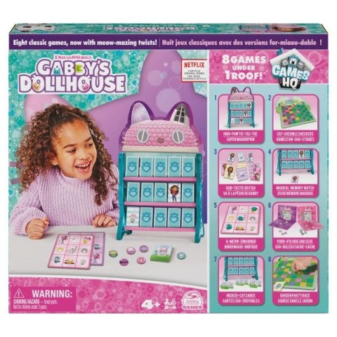 Gra planszowa Spin Master Koci Domek Gabi zestaw gier 8w1 (6065857) Gra planszowa Spin Master Koci Domek Gabi zestaw gier 8w1 (6065857)