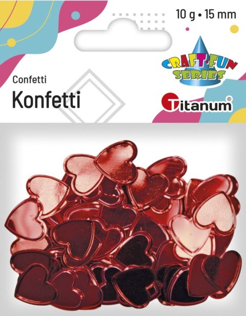 Konfetti Titanum Craft-Fun Series serca 15mm (MTLP-PA035) Konfetti Titanum Craft-Fun Series serca 15mm (MTLP-PA035)