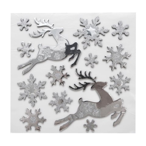 Ozdoba świąteczna dekoracja zimowa samoprzylepna Arpex (NR0509)