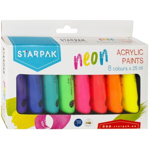 Farba akrylowa Starpak kolor: mix (484981) Farba akrylowa Starpak kolor: mix (484981)