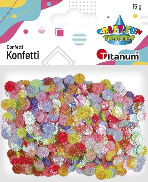 Konfetti Titanum Craft-Fun Series kwiaty 9mm (11wc007) Konfetti Titanum Craft-Fun Series kwiaty 9mm (11wc007)