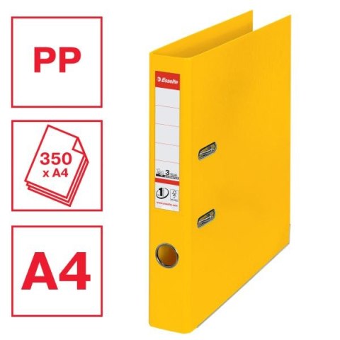 Segregator dźwigniowy Esselte No.1 Power A4 50mm żółty (811410) Segregator dźwigniowy Esselte No.1 Power A4 50mm żółty (811410)