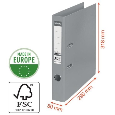 Segregator dźwigniowy Esselte No.1 Power A4 50mm żółty (811410) Segregator dźwigniowy Esselte No.1 Power A4 50mm żółty (811410)