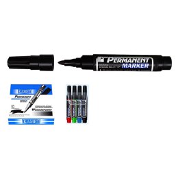 Marker permanentny Kamet MEDIUM czarny 1,5-2,5mm okrągła końcówka (K-1049)