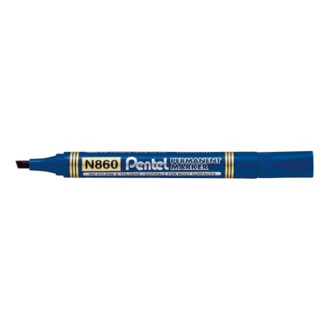 Marker permanentny Pentel N860 niebieski 1,5mm ścięta końcówka Marker permanentny Pentel N860 niebieski 1,5mm ścięta końcówka