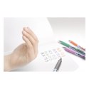 Cienkopis Pentel ENERGEL BLN 75 czarny 0,25mm 4kol.