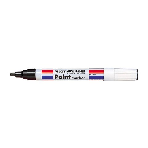 Marker olejowy Pilot czarne półokrągła końcówka (SC-PM-B) Marker olejowy Pilot czarne półokrągła końcówka (SC-PM-B)