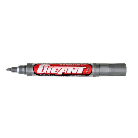 Marker permanentny Kamet Gigant wodoodporny srebrny 1,5-3,00mm okrągła końcówka (K-5111) Marker permanentny Kamet Gigant wodoodporny srebrny 1,5-3,00mm okrągła końcówka (K-5111)