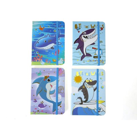 Notes (notatnik) rekin mix wzorów krata [mm:] 145x105 Adar (576216)