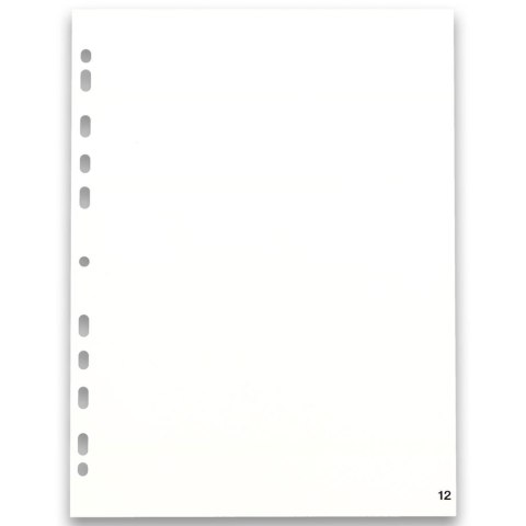 Przekładka numeryczna A4 mix 12k 1-12 [mm:] 225x300 Oxford (100204769)