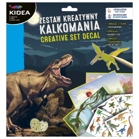 Zestaw kreatywny Kidea Dinoaury (ZKRKAKA) Zestaw kreatywny Kidea Dinoaury (ZKRKAKA)
