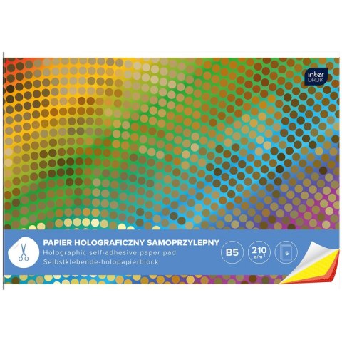 Zeszyt papierów kolorowych Interdruk B5 210g 6k (ZEPAHOB5) Zeszyt papierów kolorowych Interdruk B5 210g 6k (ZEPAHOB5)