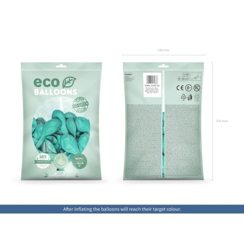 Balon gumowy Partydeco Pastel Eco Balloons ciemnomiętowy 260mm (ECO26P-103C) Balon gumowy Partydeco Pastel Eco Balloons ciemnomiętowy 260mm (ECO26P-103C)