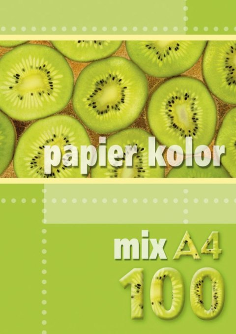 Papier kolorowy Kreska A4 mix 80g Papier kolorowy Kreska A4 mix 80g
