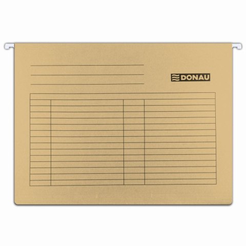 Teczka zawieszkowa Donau A4 brązowy karton 230g (7410905-02) Teczka zawieszkowa Donau A4 brązowy karton 230g (7410905-02)