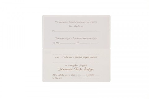 Zaproszenie chrzest Art Nuvo Zaproszenie chrzest Art Nuvo