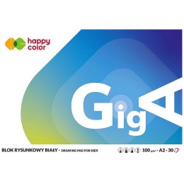 Blok rysunkowy A2 biały 100g 30k Happy Color (HA 3710 4060-00)