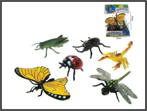 Figurka Hipo Insekty 10cm 6sztuk (HHZ20) Figurka Hipo Insekty 10cm 6sztuk (HHZ20)