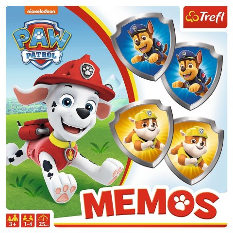 Gra logiczna Memos Psi Patrol Trefl (01892) Gra logiczna Memos Psi Patrol Trefl (01892)