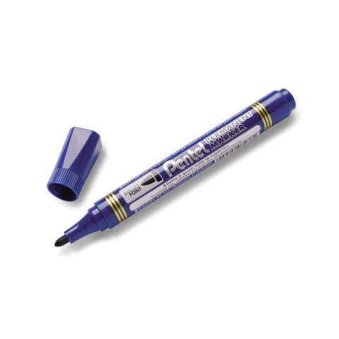 Marker permanentny niebieski 1,5mm okrągła końcówka Pentel Marker permanentny niebieski 1,5mm okrągła końcówka Pentel