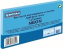Notes samoprzylepny (karteczki) Donau Neon niebieski 100k [mm:] 127x76 (7588011-10)