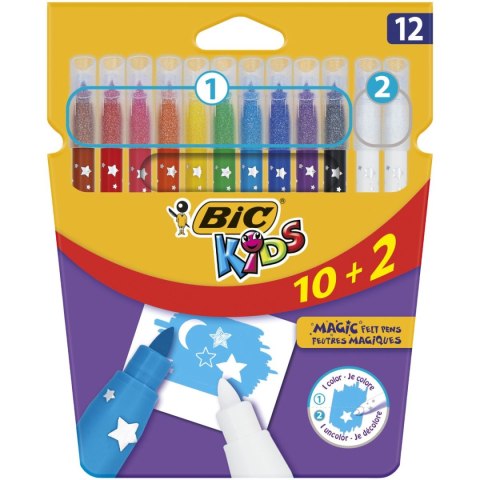 Flamaster Colour & Erase 12 kol. Bic Kids (920295)