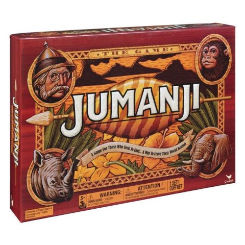 Gra planszowa Spin Master Jumanji. Wersja drewniana (6046850) Gra planszowa Spin Master Jumanji. Wersja drewniana (6046850)